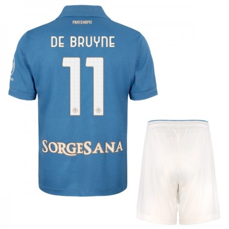 Napoli De Bruyne 11 Fodboldtrøjer Børn Hjemme 2026-27 Kort ærmer