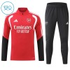 Arsenal Børn Trænings Sweatshirt Rød Kvart-Zip 2026-27