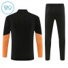 Arsenal Børn Trænings Sweatshirt Sort Kvart-Zip 2026-27