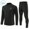 Arsenal Børn Trænings Sweatshirt Sort Kvart-Zip 2026-27