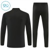 Arsenal Børn Trænings Sweatshirt Sort Kvart-Zip 2026-27
