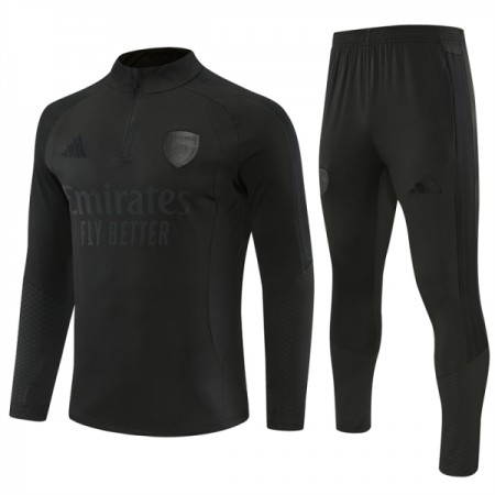 Arsenal Trænings Sweatshirt Sort Kvart-Zip 2026-27 Arsenal Trænings Sweatshirt Sort Kvart-Zip 2026-27