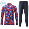 Barcelona Børn Trænings Sweatshirt Rød Kvart-Zip 2026-27