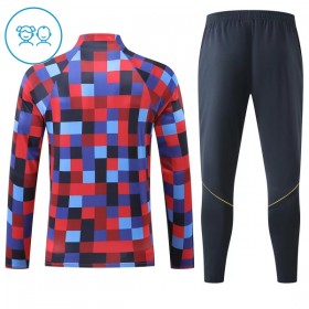 Barcelona Børn Trænings Sweatshirt Rød Kvart-Zip 2026-27