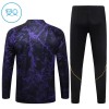 Barcelona Børn Trænings Sweatshirt Sort Kvart-Zip 2026-27