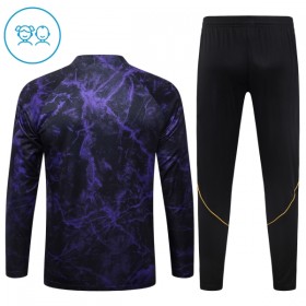 Barcelona Børn Trænings Sweatshirt Sort Kvart-Zip 2026-27