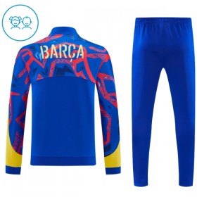 Barcelona Børn Træningsjakke Dragt Blå 2026-27