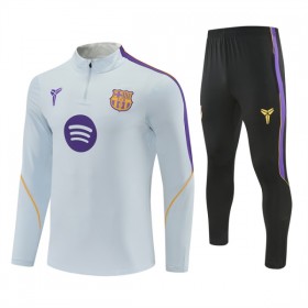 Barcelona Trænings Sweatshirt Hvid Kvart-Zip 2026-27
