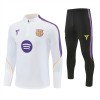 Barcelona Trænings Sweatshirt Hvid Kvart-Zip 2026-27