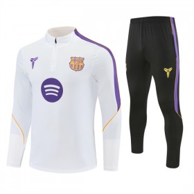 Barcelona Trænings Sweatshirt Hvid Kvart-Zip 2026-27
