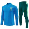 Brasilien Trænings Sweatshirt Blå Kvart-Zip 2026-27