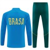 Brasilien Trænings Sweatshirt Blå Kvart-Zip 2026-27