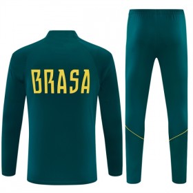 Brasilien Trænings Sweatshirt Grøn Kvart-Zip 2026-27