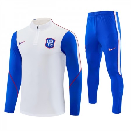 Chelsea Trænings Sweatshirt Hvid Kvart-Zip 2026-27