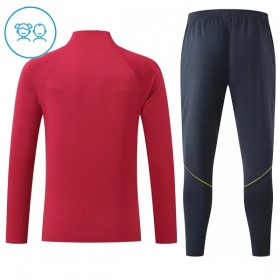 FC Barcelona Børn Trænings Sweatshirt Rød Kvart-Zip 2026-27
