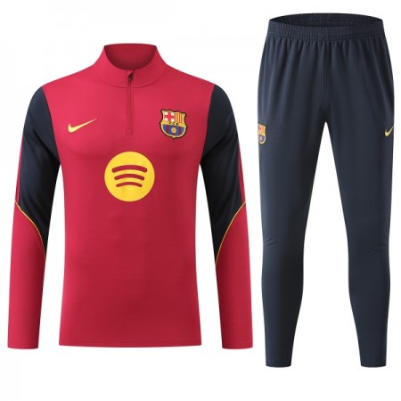 FC Barcelona Trænings Sweatshirt Rød Kvart-Zip 2026-27