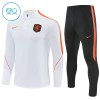 Holland Børn Trænings Sweatshirt Hvid Kvart-Zip 2026-27