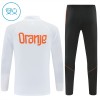 Holland Børn Trænings Sweatshirt Hvid Kvart-Zip 2026-27