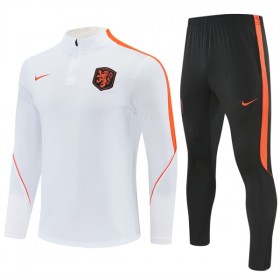 Holland Trænings Sweatshirt Hvid Kvart-Zip 2026-27