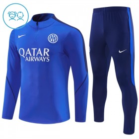Inter Milan Børn Trænings Sweatshirt Blå Kvart-Zip 2026-27