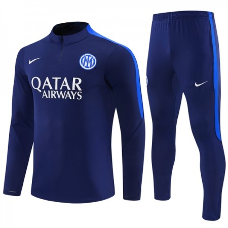 Inter Milan Trænings Sweatshirt Blå Kvart-Zip 2026-27