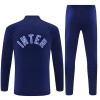 Inter Milan Trænings Sweatshirt Blå Kvart-Zip 2026-27