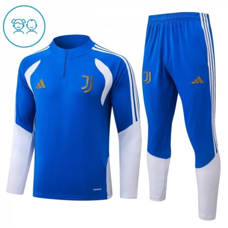 Juventus Børn Trænings Sweatshirt Blå Kvart-Zip 2026-27