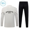 Manchester City Børn Trænings Sweatshirt Grå Kvart-Zip 2026-27