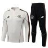 Manchester City Trænings Sweatshirt Grå Kvart-Zip 2026-27