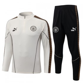 Manchester City Trænings Sweatshirt Grå Kvart-Zip 2026-27