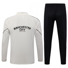 Manchester City Trænings Sweatshirt Grå Kvart-Zip 2026-27