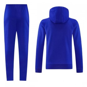 Manchester United Hoodie Trænings Sweatshirt Blå 2026-27