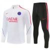 Paris Saint-Germain PSG Trænings Sweatshirt Hvid Kvart-Zip 2026-27