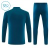 Portugal Børn Trænings Sweatshirt Blå Kvart-Zip 2026-27
