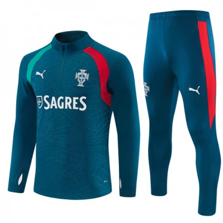 Portugal Trænings Sweatshirt Blå Kvart-Zip 2026-27