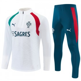 Portugal Trænings Sweatshirt Hvid Kvart-Zip 2026-27