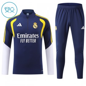 Real Madrid Børn Trænings Sweatshirt Blå Kvart-Zip 2026-27
