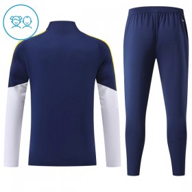 Real Madrid Børn Trænings Sweatshirt Blå Kvart-Zip 2026-27
