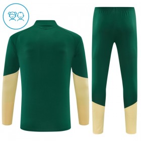 Real Madrid Børn Trænings Sweatshirt Grøn Kvart-Zip 2026-27