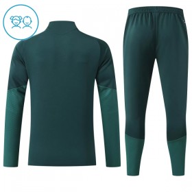 Real Madrid Børn Trænings Sweatshirt Grøn Kvart-Zip 2026-27