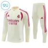 Real Madrid Børn Trænings Sweatshirt Hvid Kvart-Zip 2026-27