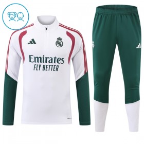 Real Madrid Børn Trænings Sweatshirt Hvid Kvart-Zip 2026-27