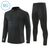 Real Madrid Børn Trænings Sweatshirt Sort Kvart-Zip 2026-27