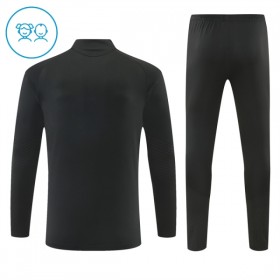 Real Madrid Børn Trænings Sweatshirt Sort Kvart-Zip 2026-27