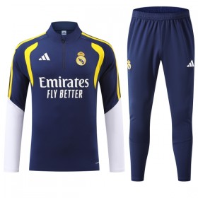 Real Madrid Trænings Sweatshirt Blå Kvart-Zip 2026-27