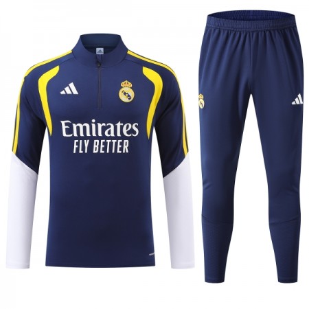 Real Madrid Trænings Sweatshirt Blå Kvart-Zip 2026-27