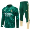 Real Madrid Trænings Sweatshirt Grøn Kvart-Zip 2026-27