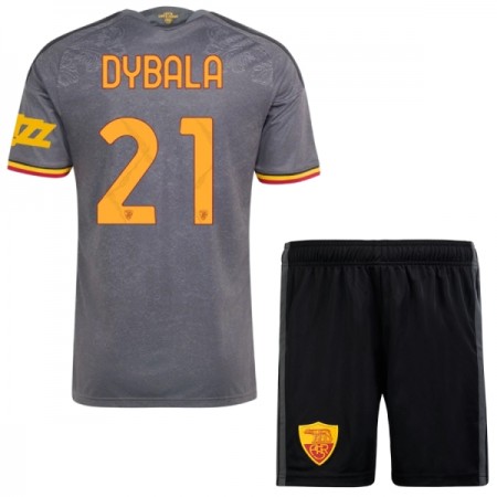 AS Roma Dybala 21 Fodboldtrøjer Børn Tredje 2026-27 Kort ærmer