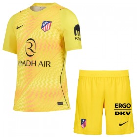 Atlético Madrid Fodboldtrøjer Målmand Børn Gul 2026-27 Kort ærmer