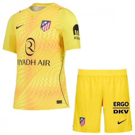 Atlético Madrid Fodboldtrøjer Målmand Børn Gul 2026-27 Kort ærmer